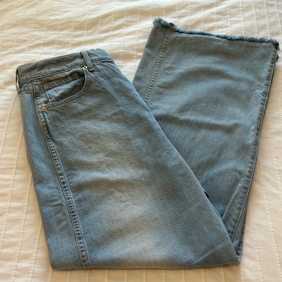 Veronica Beard jeans, Taylor Relaxed Wide Leg High Waist style, size 31 - Picture 15 of 15